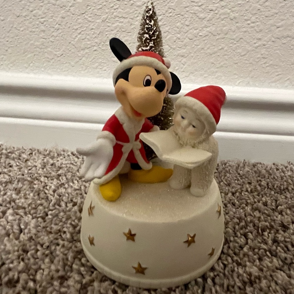 Mickey Mouse Christmas music box